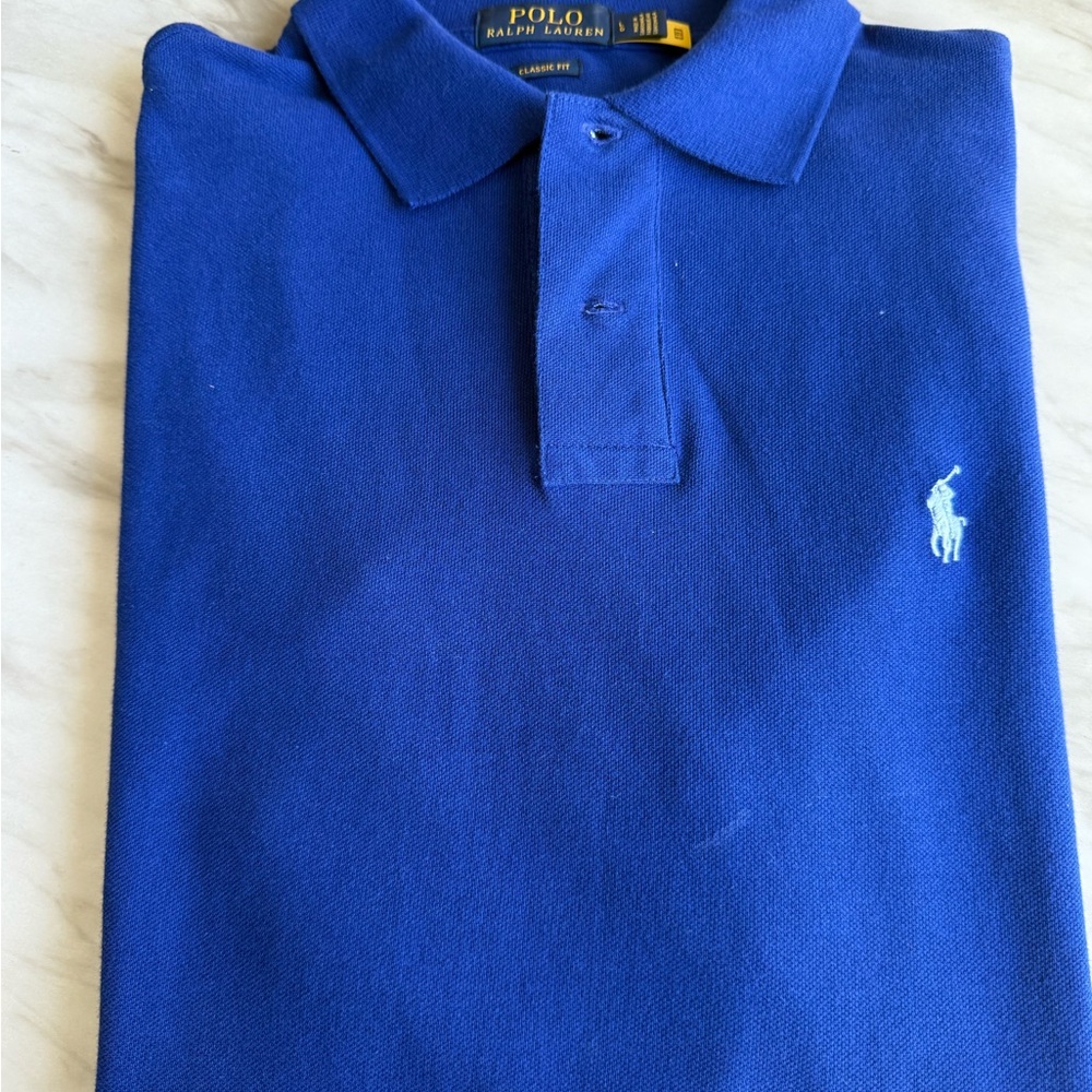 Polo by Ralph Lauren Men's Blue Polo Shirt